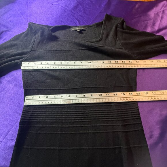 📌Almost Famous Knitted Long Sleeves Rayon Blend Sweater Dress - Picture 10 of 14